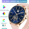 New foreign trade 1.39 metal round screen sports and health QS80 blood oxygen and blood pressure Bluetooth music phone smartwatch Application Scenario